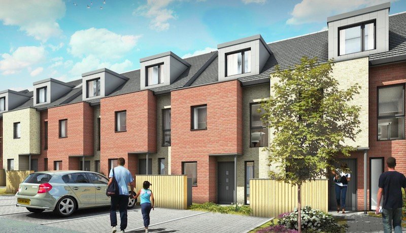 School Road Affordable Housing Scheme Concept Image