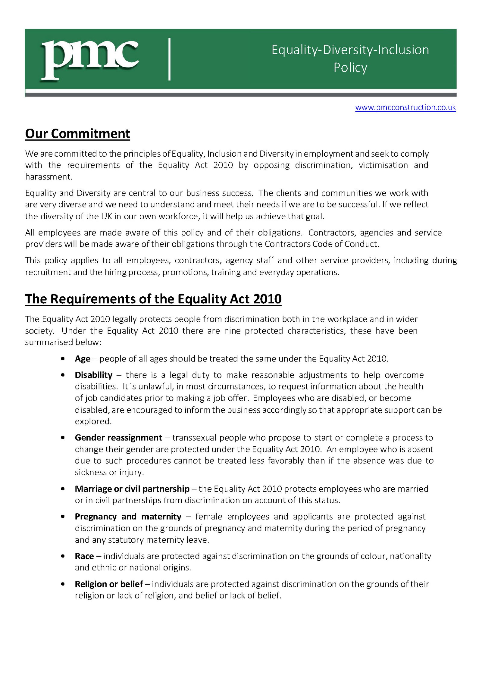 PMC- Construction-Equality-Diversity-Inclusion-Policy 2024